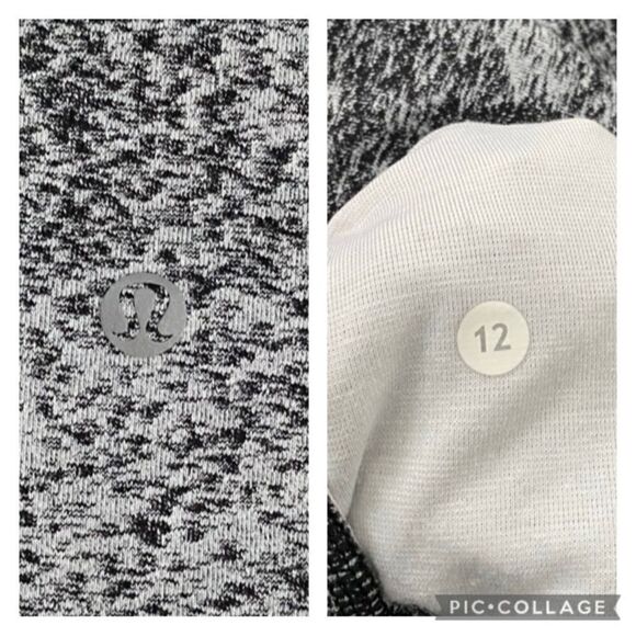 Lululemon Wunder Under Pant Hi-Rise Luon Spray Jacquard White Black 12 - Picture 7 of 7